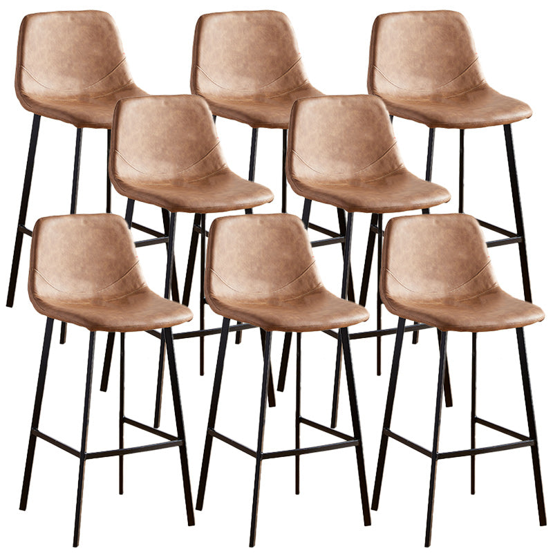 Nordic Style Round Bar-stool Metal Counter Bar Stool for Restaurant