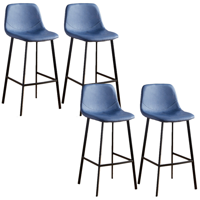 Nordic Style Round Bar-stool Metal Counter Bar Stool for Restaurant