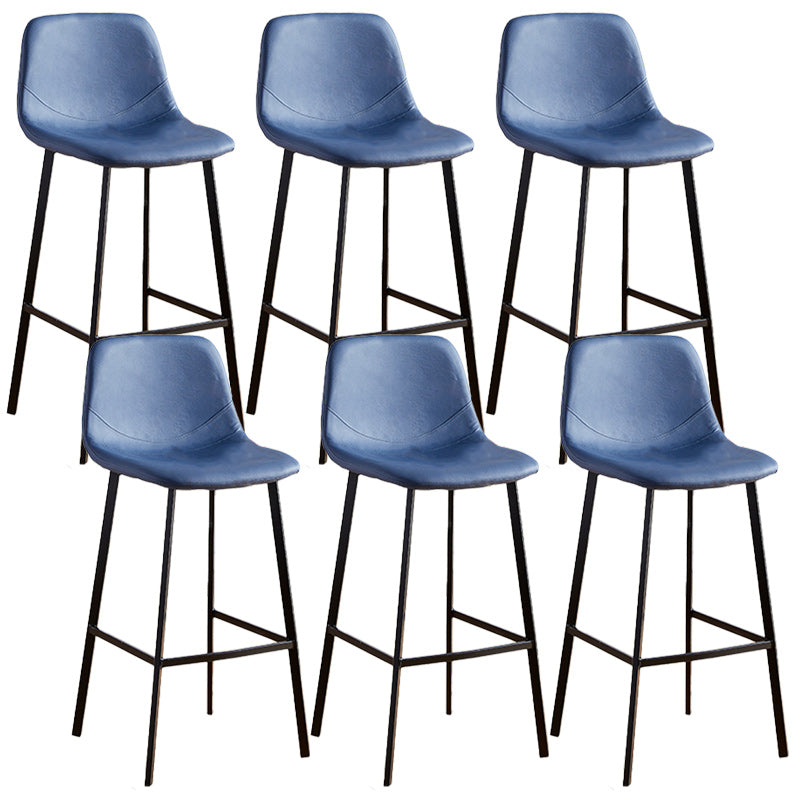 Nordic Style Round Bar-stool Metal Counter Bar Stool for Restaurant