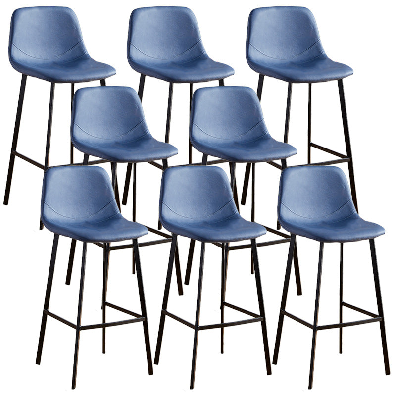 Nordic Style Round Bar-stool Metal Counter Bar Stool for Restaurant