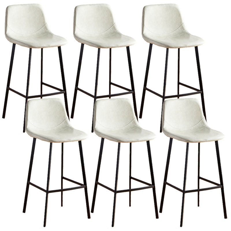Nordic Style Round Bar-stool Metal Counter Bar Stool for Restaurant