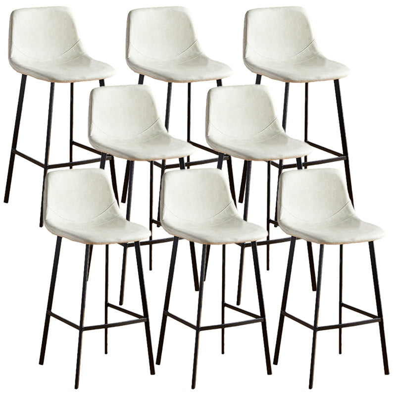 Nordic Style Round Bar-stool Metal Counter Bar Stool for Restaurant