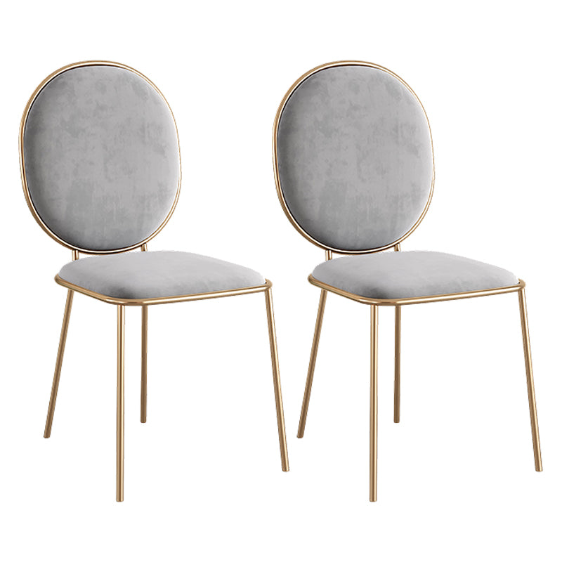 Glam Iron Dinette Set 1/2/5 Pieces Rectangle Sintered Stone Top Dining Table Set