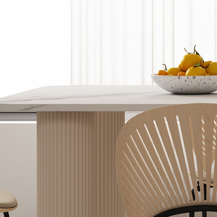 Modern Sintered Stone Dining Table Set 1/4/5/7 Pieces Dining Set
