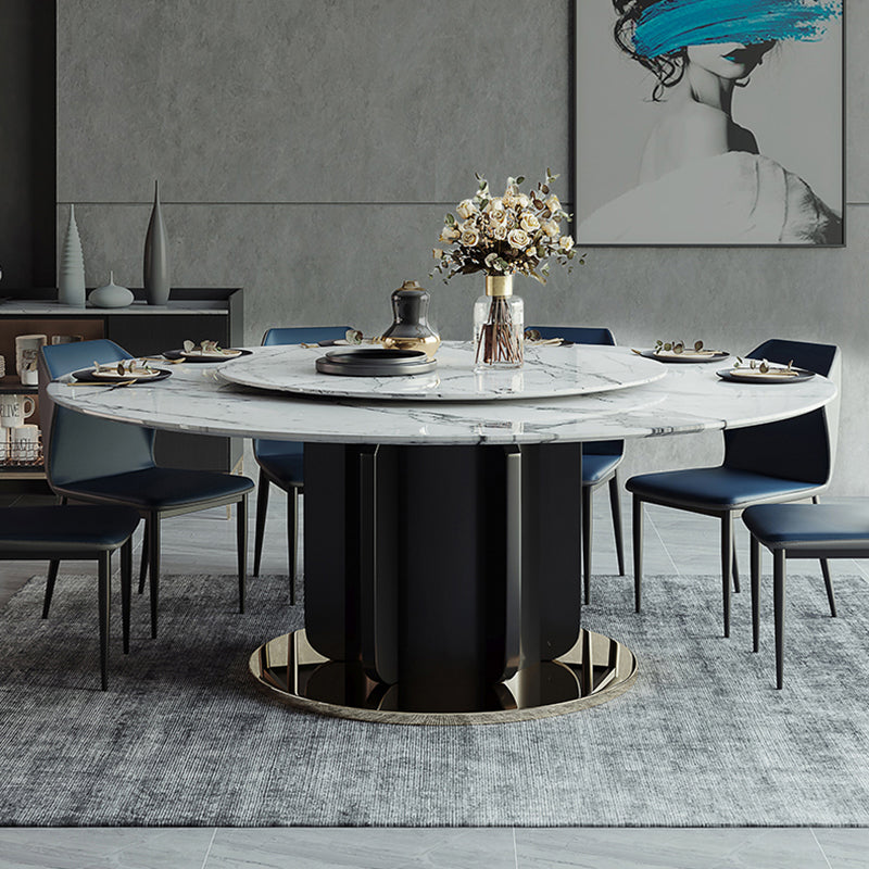 Glam Home Convertible Dining Table Home Round Pedestal Table