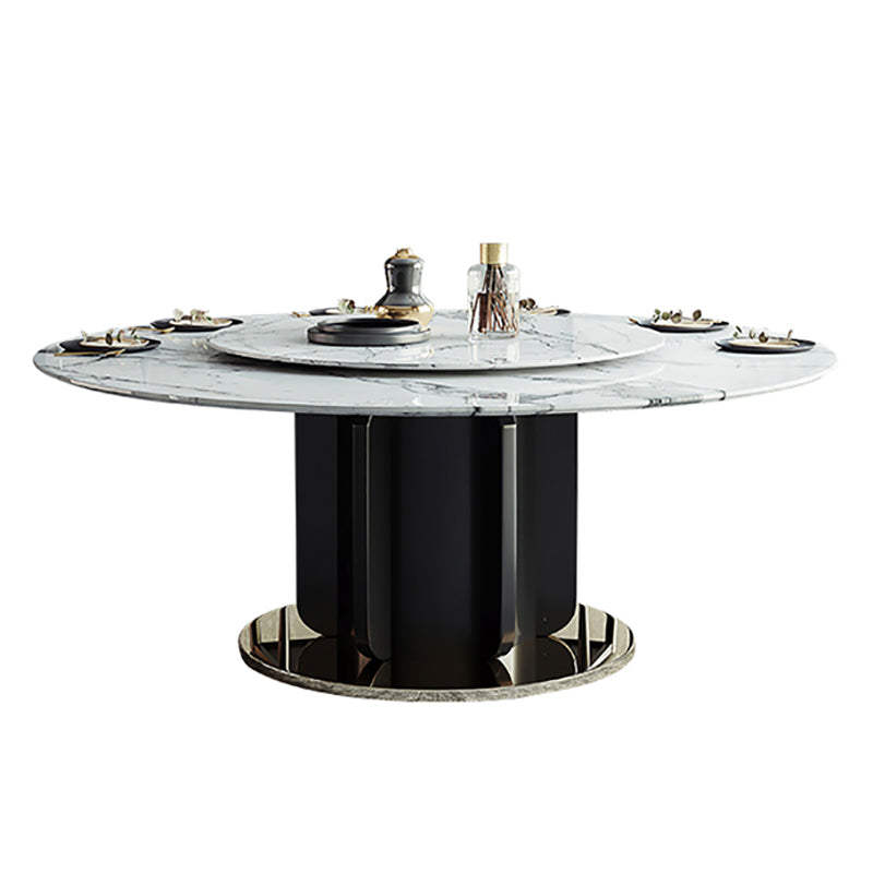 Glam Home Convertible Dining Table Home Round Pedestal Table