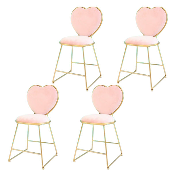 Glam Style Dining Room Chair Upholstered Dining Chair for Home