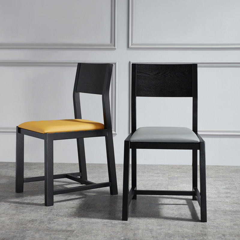 Contemporary Dining Room Dining Chairs Armless Solid Wood Kitchen Chairs
