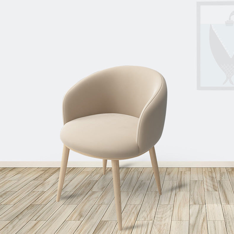 Glam 16.5" Wide Arm Chair Parsons Dining Chair for Dining Room
