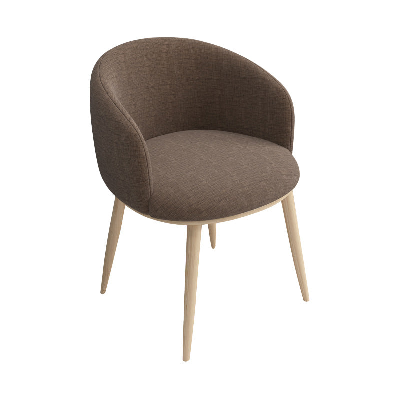 Glam 16.5" Wide Arm Chair Parsons Dining Chair for Dining Room
