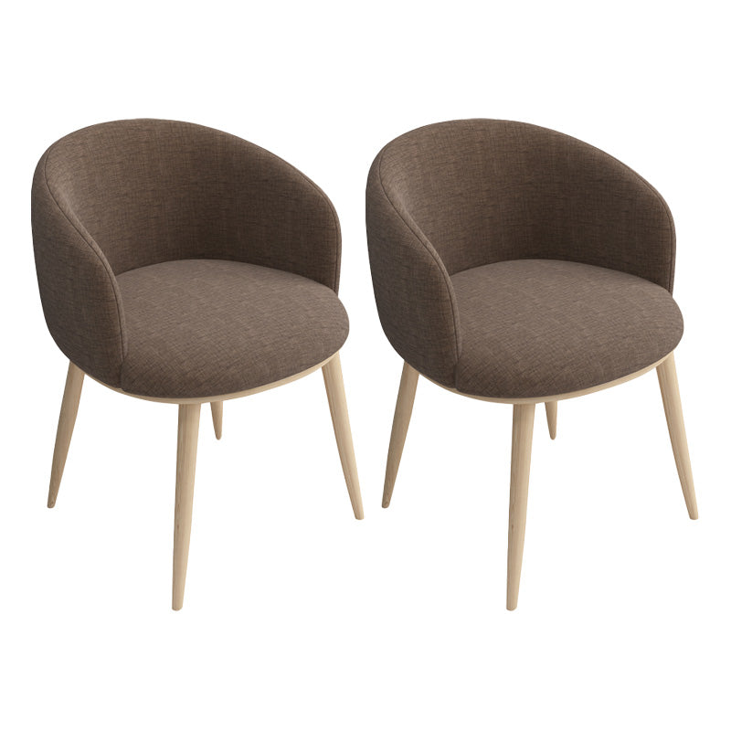 Glam 16.5" Wide Arm Chair Parsons Dining Chair for Dining Room