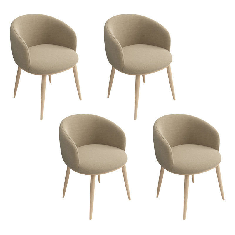 Glam 16.5" Wide Arm Chair Parsons Dining Chair for Dining Room