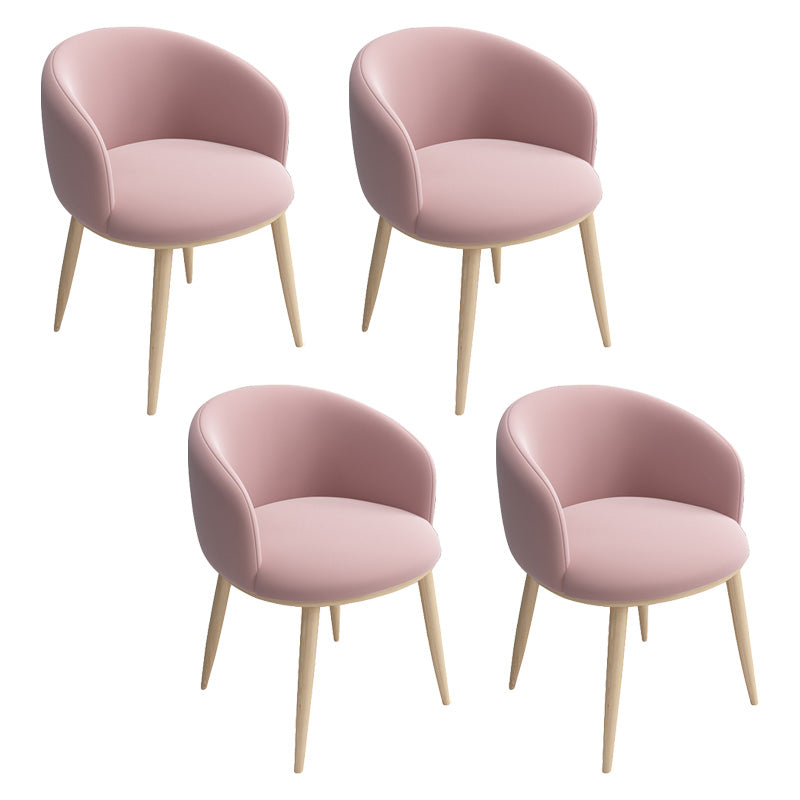 Glam 16.5" Wide Arm Chair Parsons Dining Chair for Dining Room