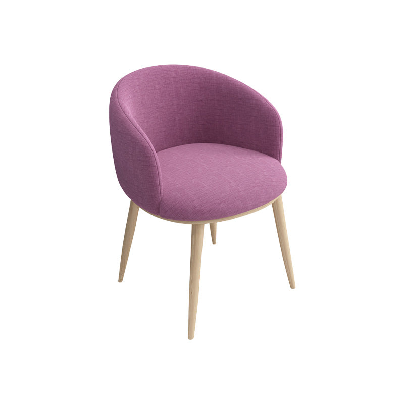 Glam 16.5" Wide Arm Chair Parsons Dining Chair for Dining Room