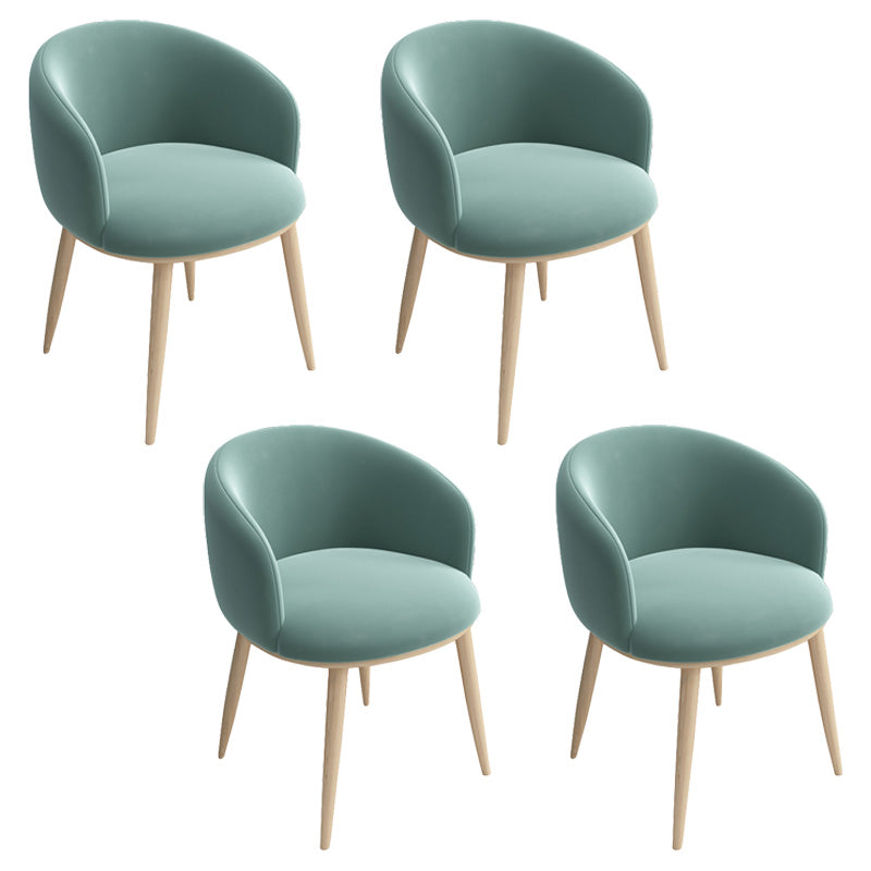 Glam 16.5" Wide Arm Chair Parsons Dining Chair for Dining Room