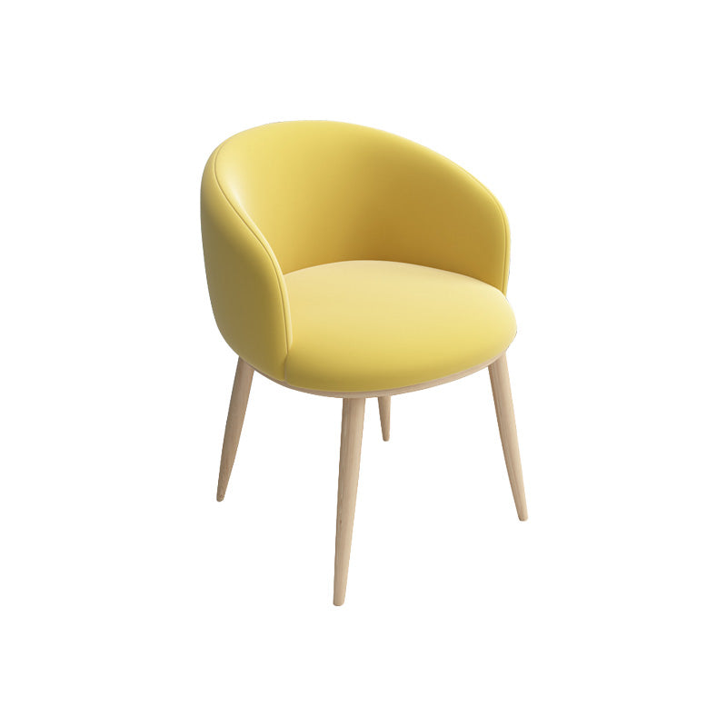 Glam 16.5" Wide Arm Chair Parsons Dining Chair for Dining Room