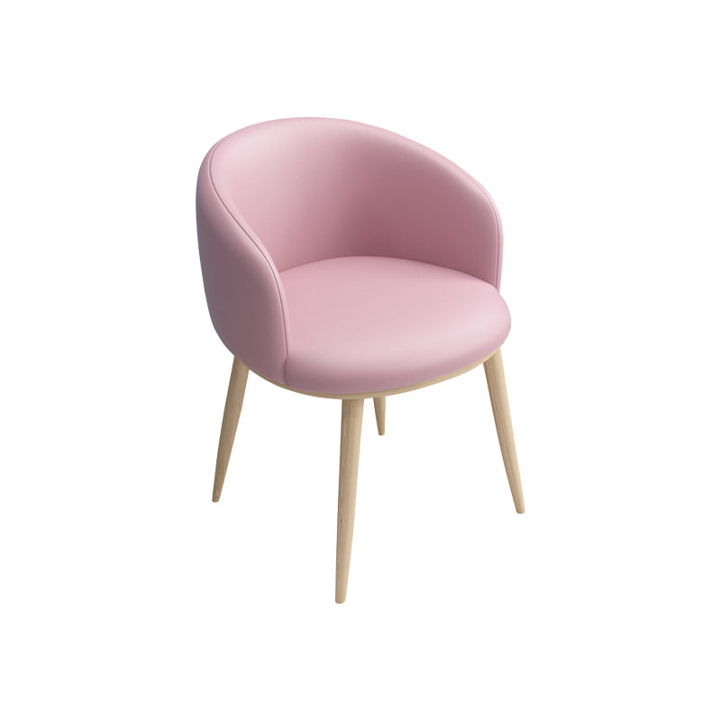 Glam 16.5" Wide Arm Chair Parsons Dining Chair for Dining Room