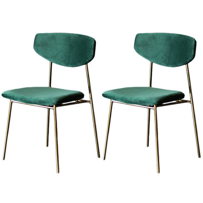 Upholstered Dining Side Chair Glam Style Dining Chair for Indoor