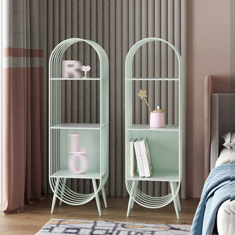 52"H Scandinavian 3-shelf Bookshelf Etagere Shelf Bookcase for Study Room