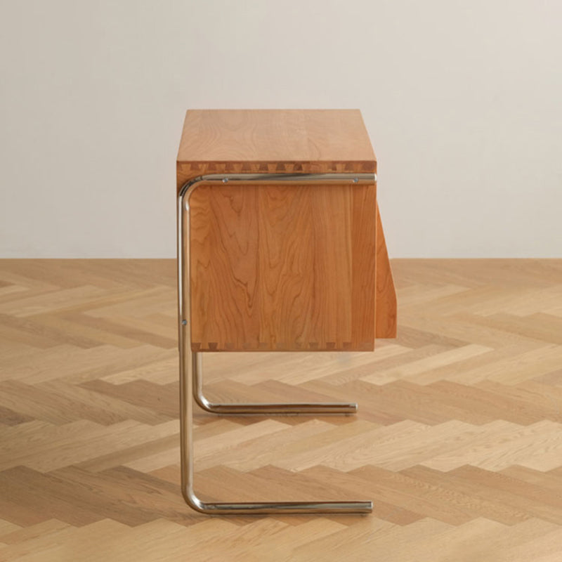 Glam Style Wood Standard Bookcase 25"L Vertical Closed Back Bookshelf