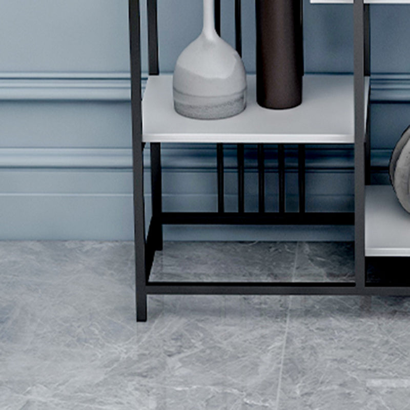 Glam Style Metal Bookshelf Etagere Open Shelf Bookcase for Home