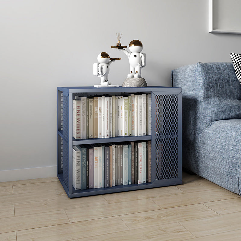 Scandinavian Metal Open Etagere Bookshelf with Iron Frame and Shelf