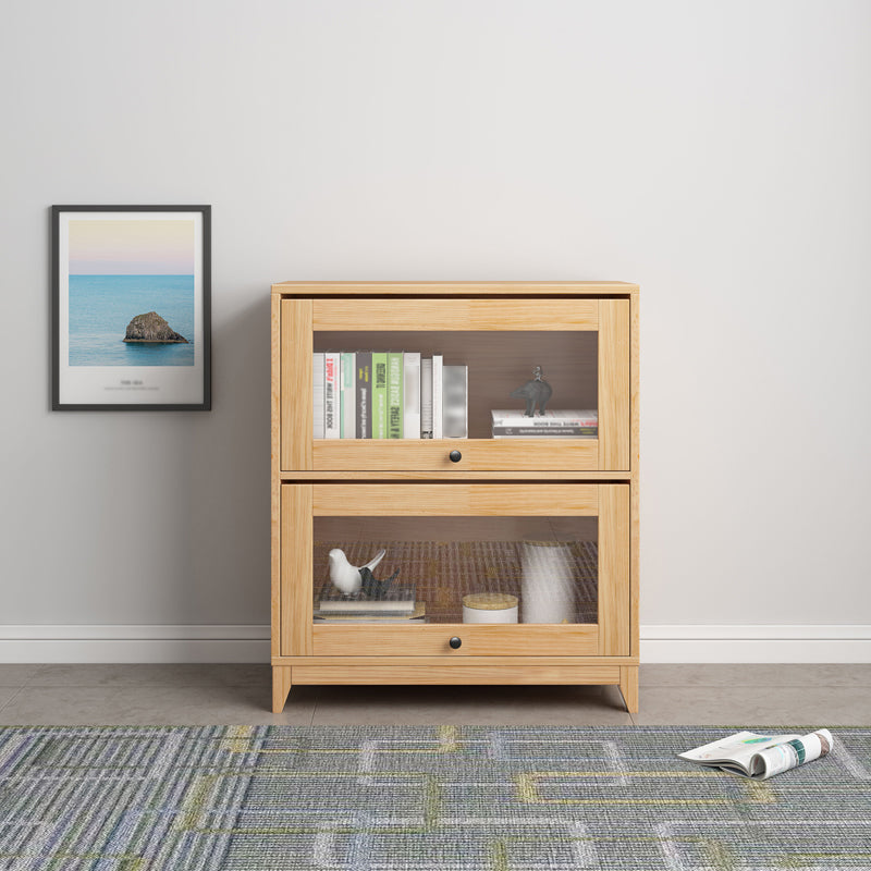 Manufactured Wood Standard Bookcase Scandinavian Bookcase with Door