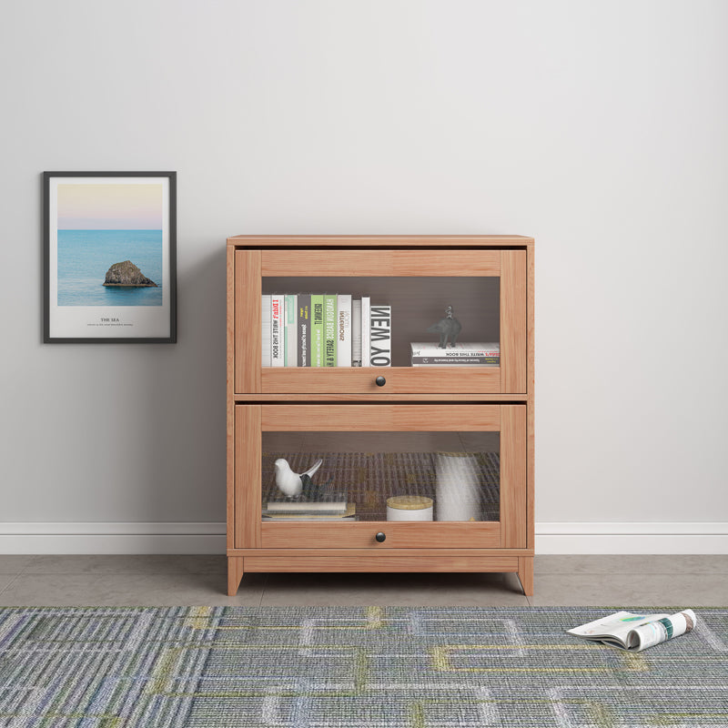 Manufactured Wood Standard Bookcase Scandinavian Bookcase with Door