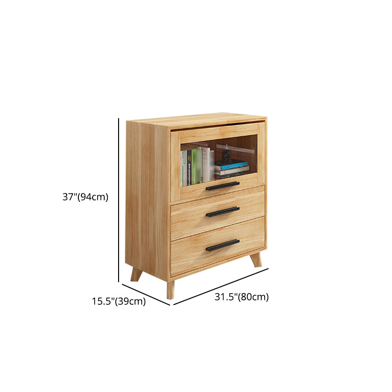 Manufactured Wood Standard Bookcase Scandinavian Bookcase with Door