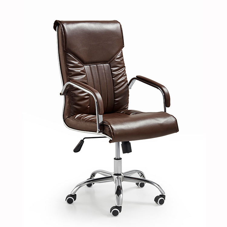 Modern Executive Computer Chair with Wheels Swivel Office Chair with Padded Arms