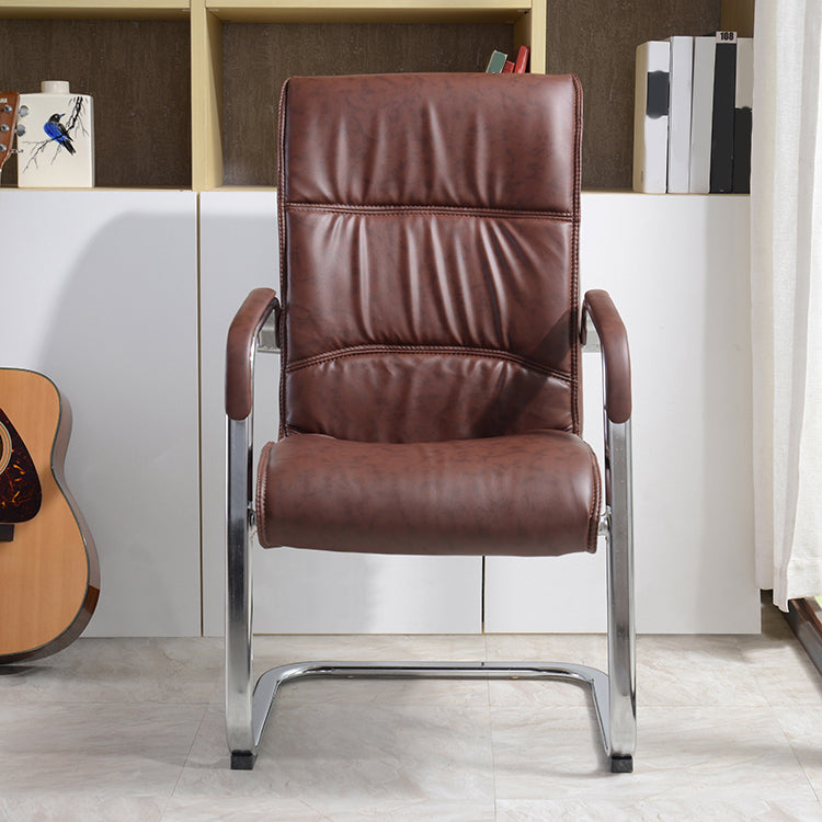 Modern Executive Computer Chair with Wheels Swivel Office Chair with Padded Arms
