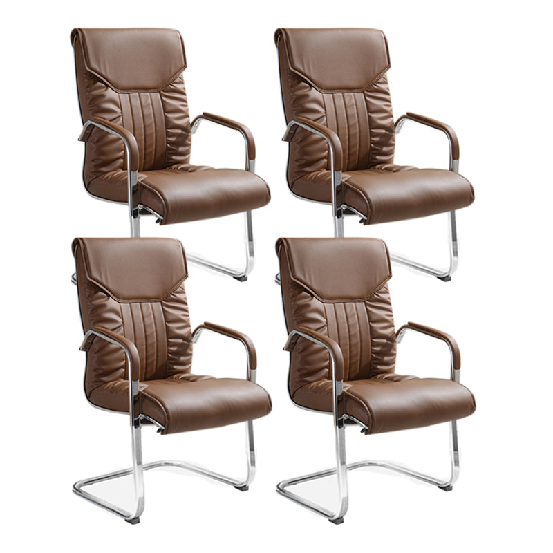 Modern Executive Computer Chair with Wheels Swivel Office Chair with Padded Arms