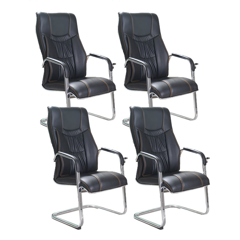 Modern Executive Computer Chair with Wheels Swivel Office Chair with Padded Arms