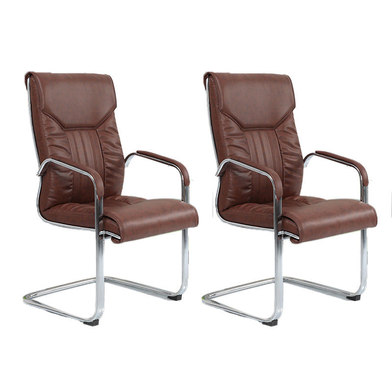 Modern Executive Computer Chair with Wheels Swivel Office Chair with Padded Arms