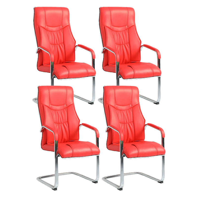Modern Executive Computer Chair with Wheels Swivel Office Chair with Padded Arms