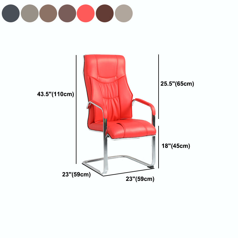 Modern Executive Computer Chair with Wheels Swivel Office Chair with Padded Arms