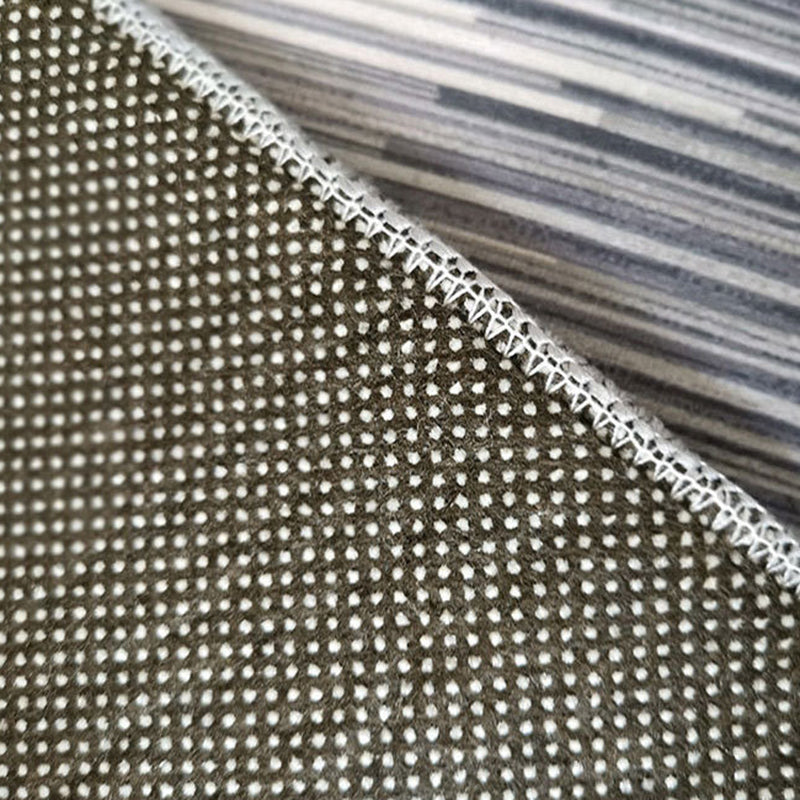 Brown Modern Rug Polyester Triangle Area Rug Stain Resistant Rug for Home Decor