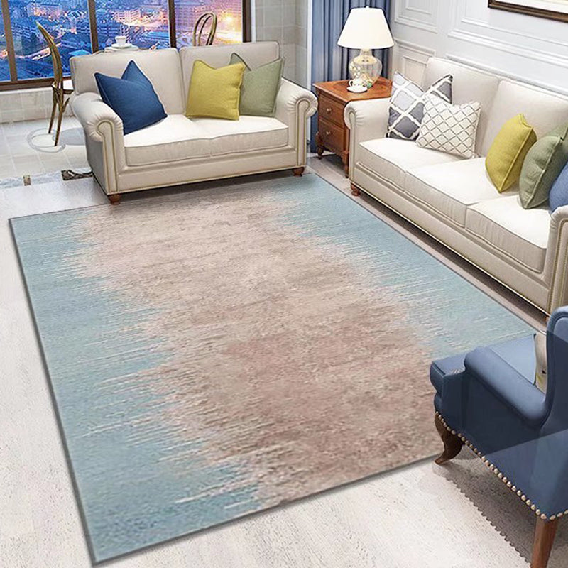 Beige Casual Carpet Polyester Graphic Carpet Washable Carpet for Living Room