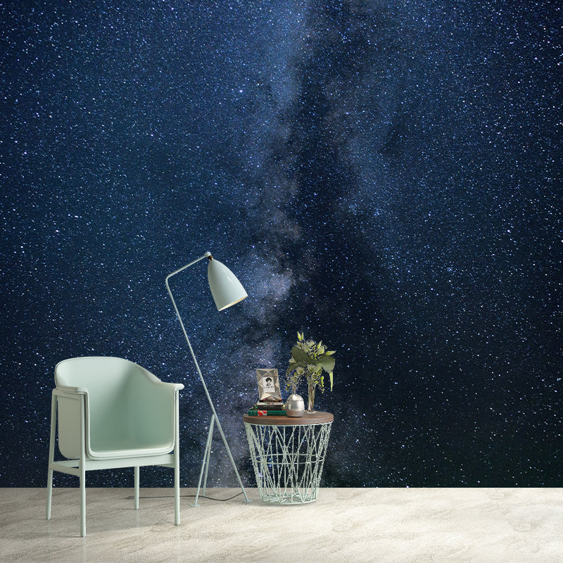 Modern Starry Sky Wallpaper Stain Resistant Sitting Room Wallpaper