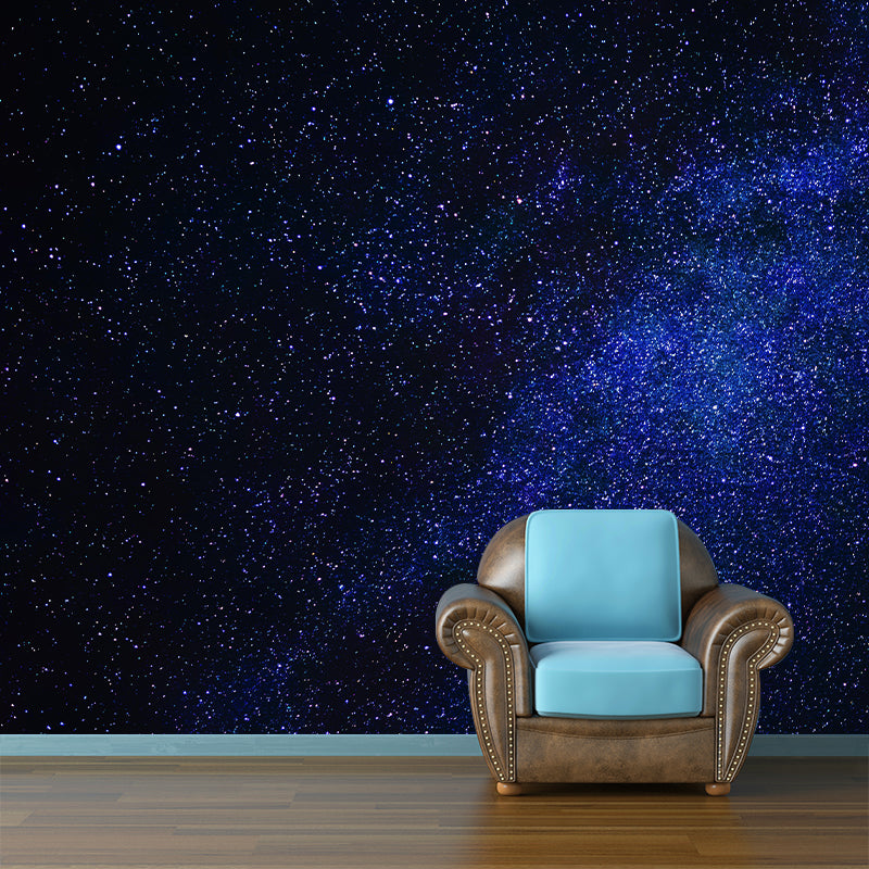Modern Starry Sky Wallpaper Stain Resistant Sitting Room Wallpaper