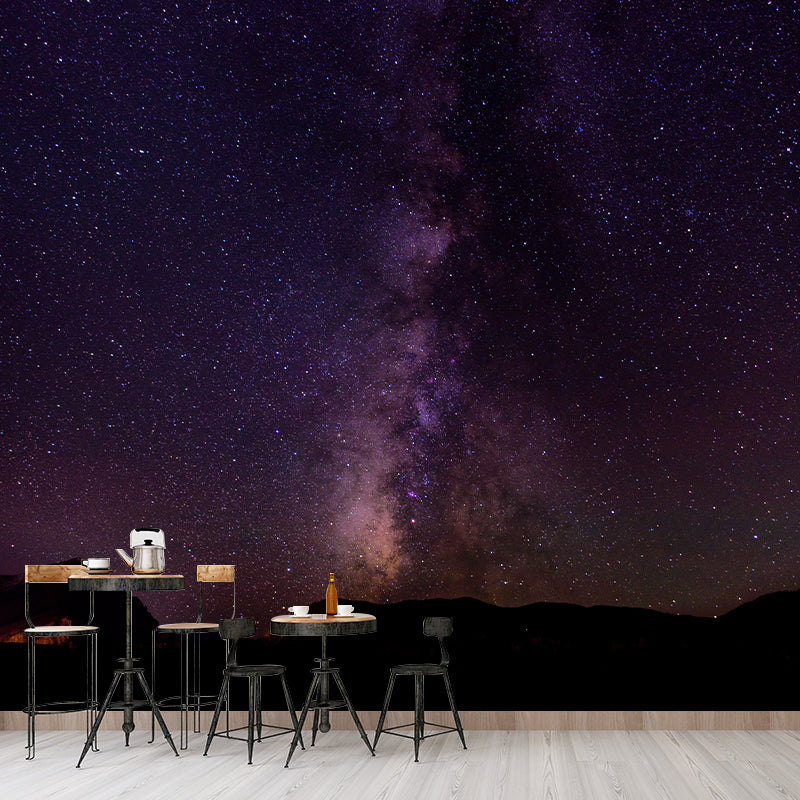 Stain Resistant Modern Universe Wall Mural Living Room Wallpaper