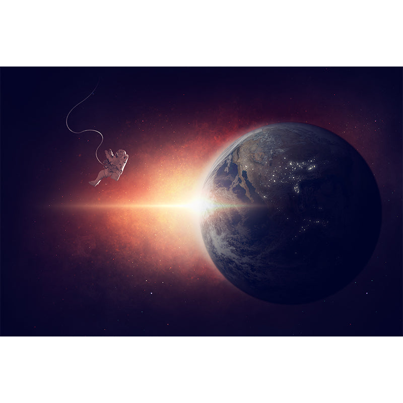 Earth Photography Decorative Wallpaper Modern Sitting Room Wallpaper