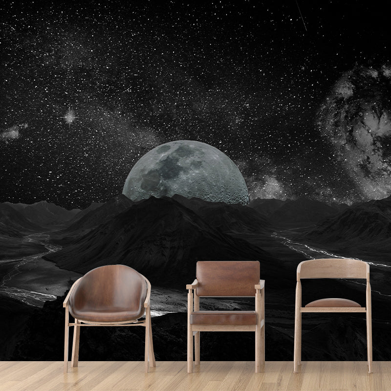 Earth Photography Decorative Wallpaper Modern Sitting Room Wallpaper