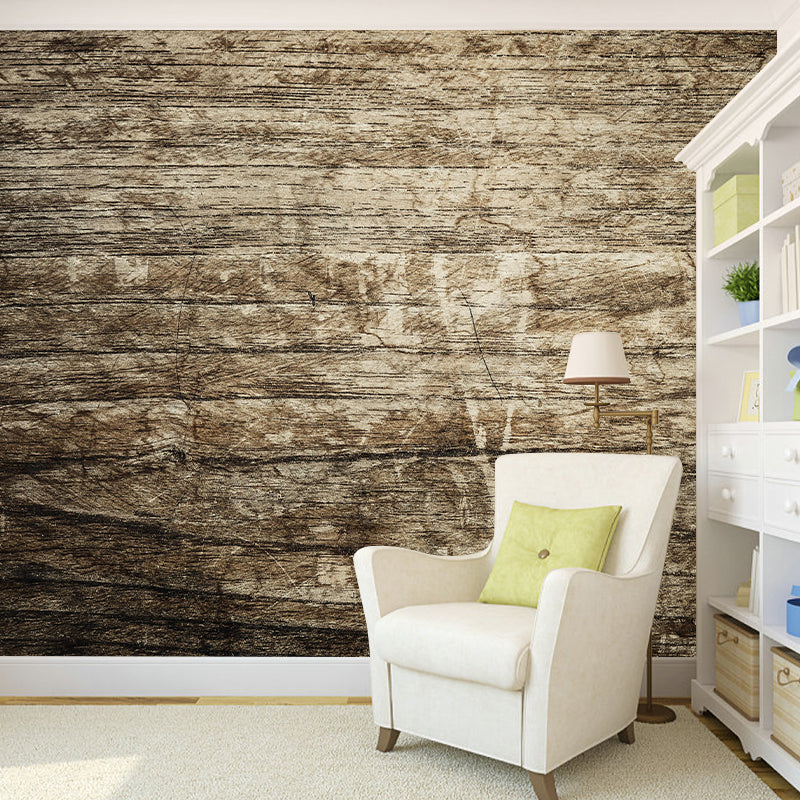 Wood Texture Environment Friendly Wallpaper Living Room Wallpaper