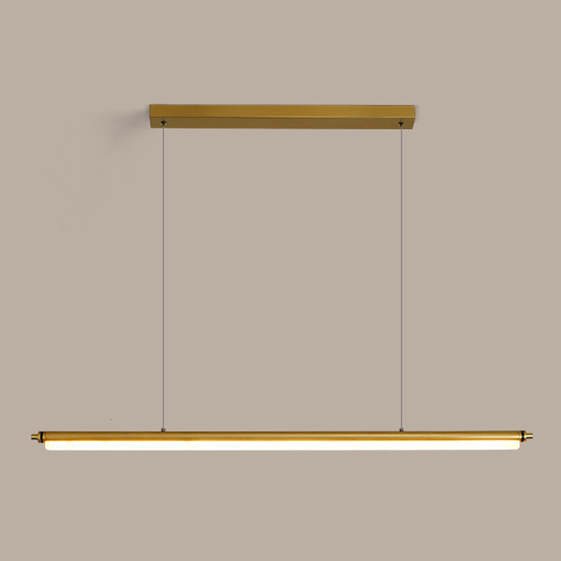 Contemporary Linear Island Light Metal 1 Light Island Lighting Fixtures