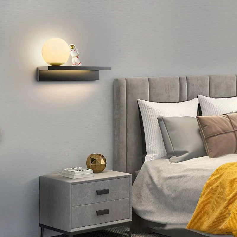 Modern Style Astronaut Wall Light Simple Wall Lamp for Children's Room
