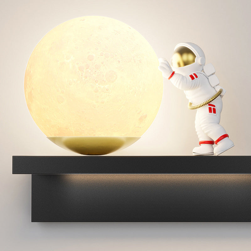 Modern Style Astronaut Wall Light Simple Wall Lamp for Children's Room