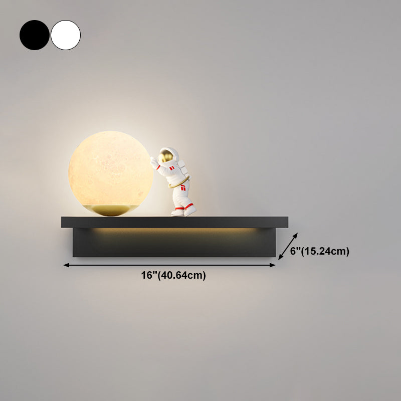 Modern Style Astronaut Wall Light Simple Wall Lamp for Children's Room