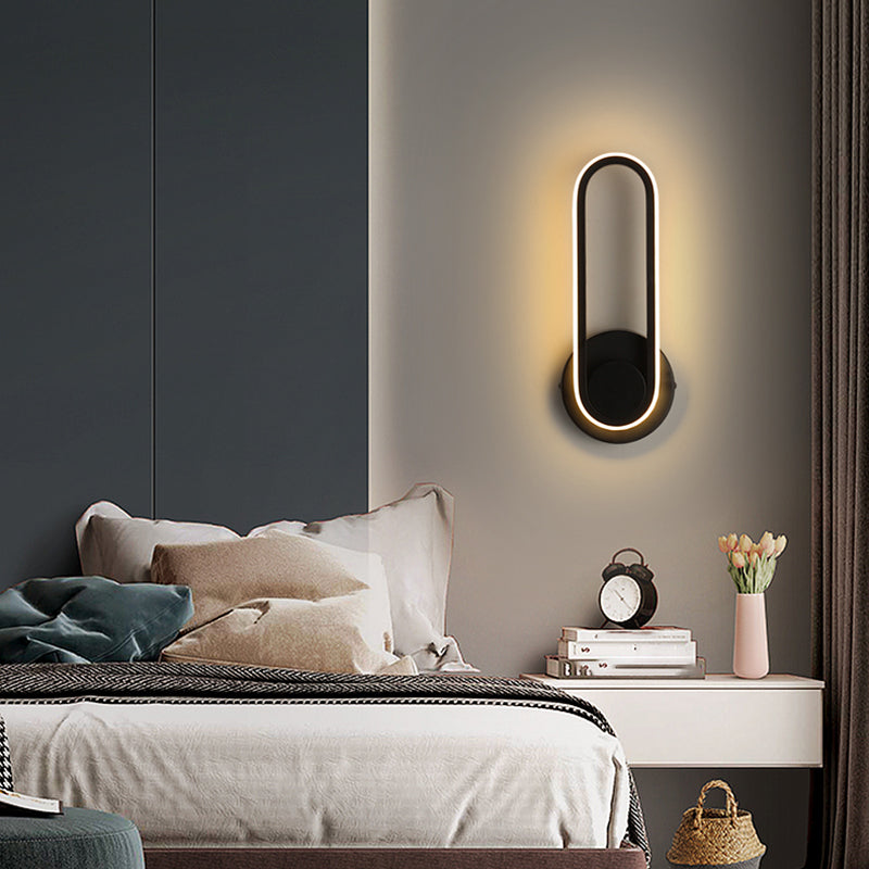 Nordic Aluminum Wall Light Linear Rotatable LED Wall Sconce for Living Room