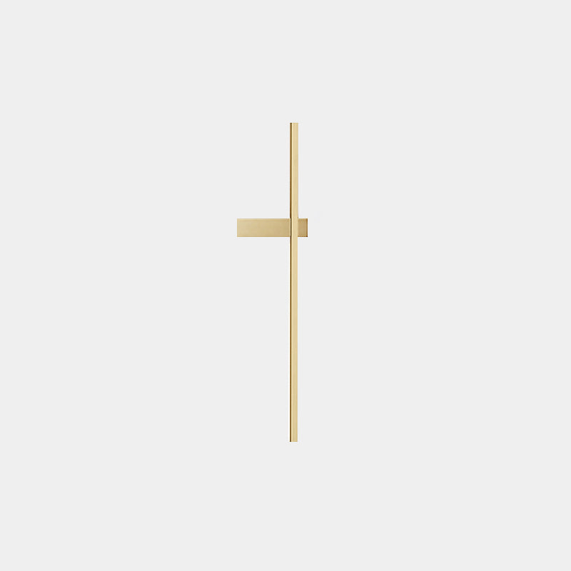 Metal Linear Shape Wall Mount Lighting Modern 1-Light Wall Mount Light Fixture